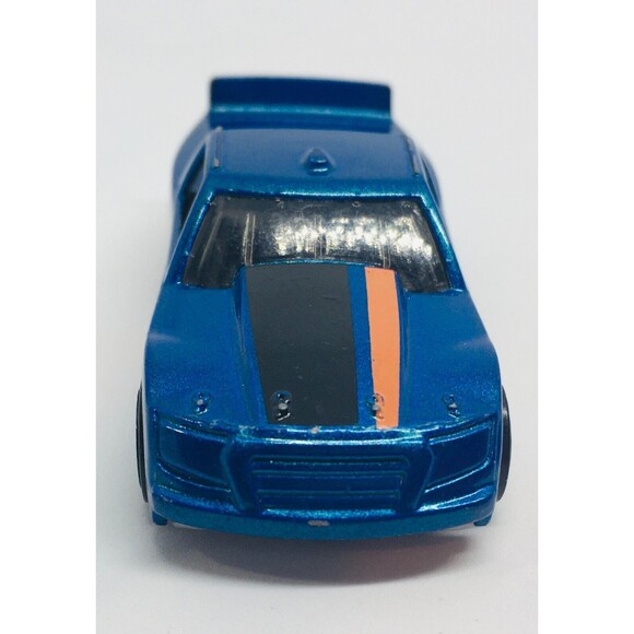 Hot Wheels Other - Circle Trucker Hot Wheels 2010 Blue Orange Tony DeBerry Race Car 20 Mattel H35